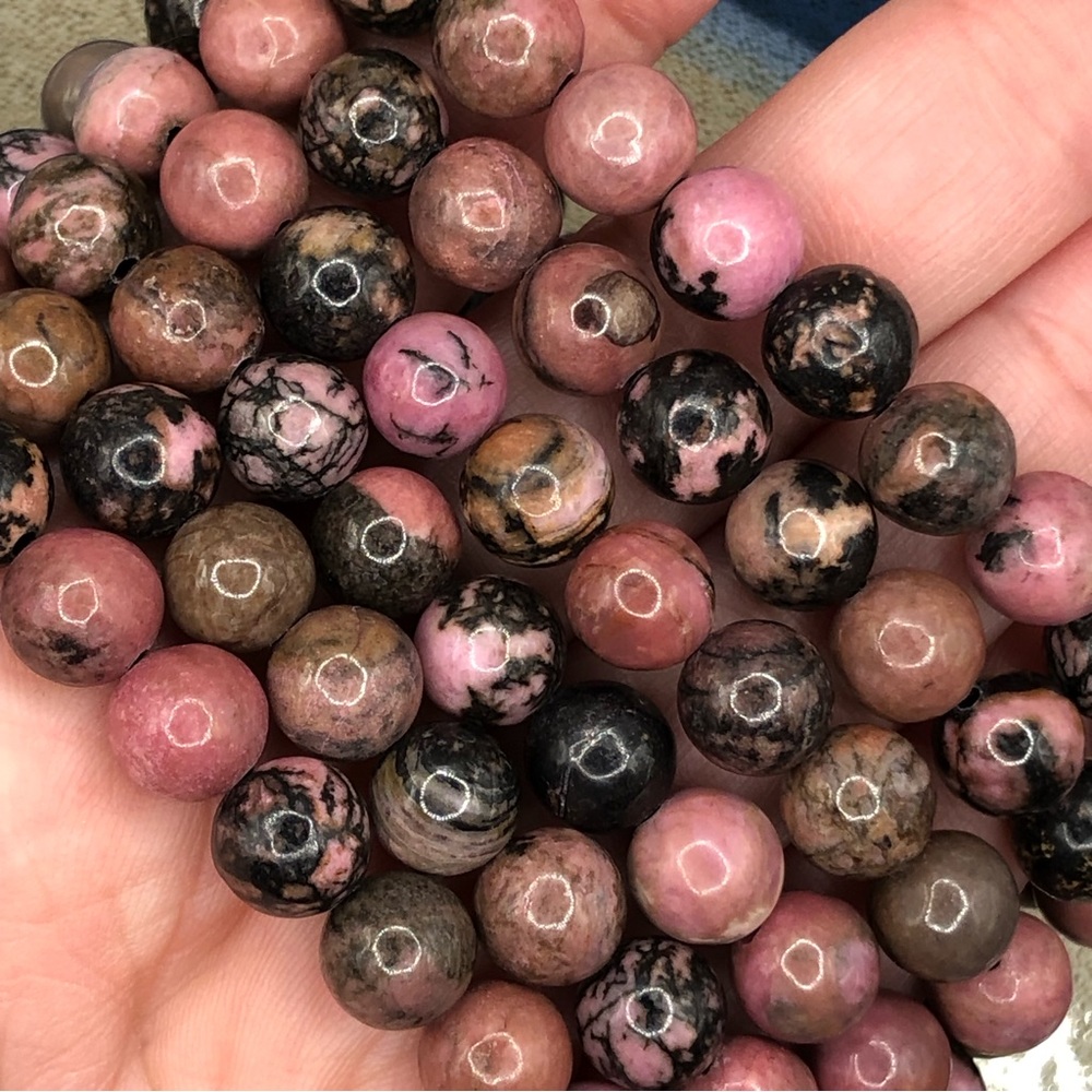 Rhodonite Crystal Bracelet